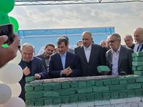  آیین خشت گذاری مدرسه تمام خیری ۱۵ کلاسه در کهریزک شهرستان ری 